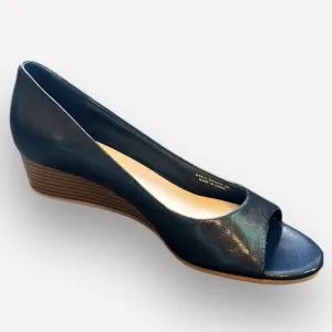 🇪🇸 Cole Haan Wedge stacked heel heel peek hole toe 5
