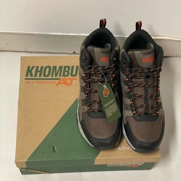 - Khombu Atwood Brown lace up hiking boots Size 9m