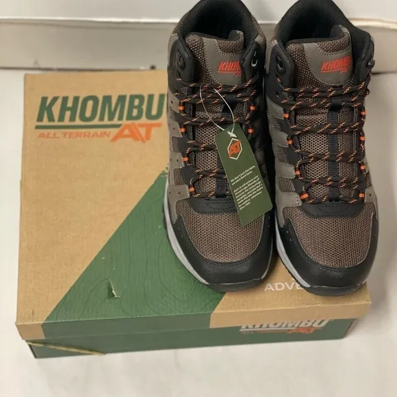 - Khombu Atwood Brown lace up hiking boots Size 9m