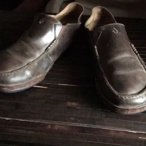 🛍️ OLUKAI Brown Leather Loafers