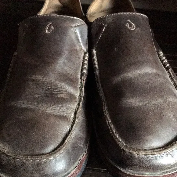 🛍️ OLUKAI Brown Leather Loafers