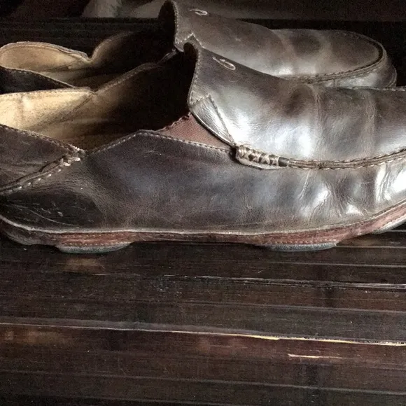 🛍️ OLUKAI Brown Leather Loafers