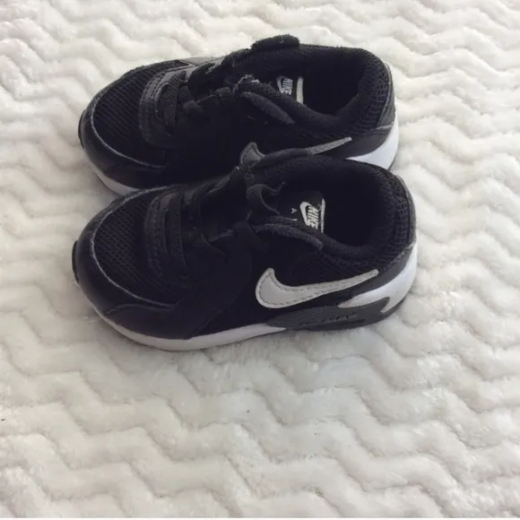 2 Nike AirMax Excee Unisex Black/White/Gray Toddlers Sneakers Size 7C &amp; 5C