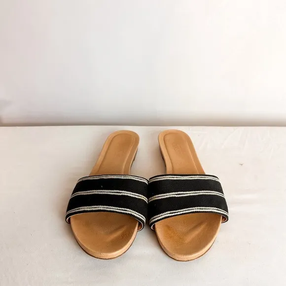 3 FOR $50! 🎁 HARI MARI Sydney Black Slide Beach Sandals Sz. 8