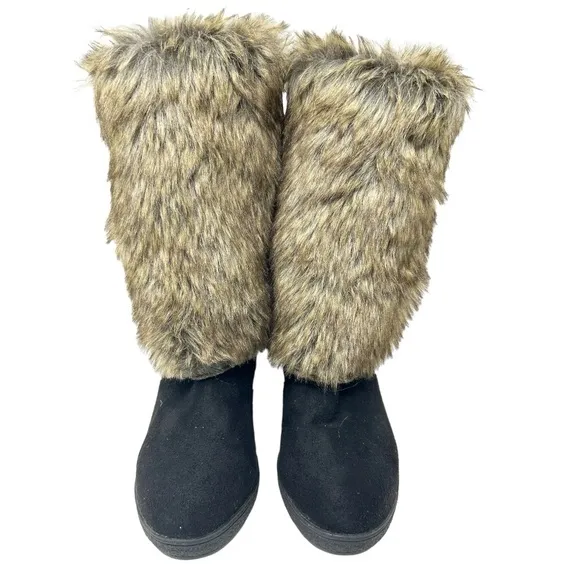 3 Styles High Heels Fur Winter Boots