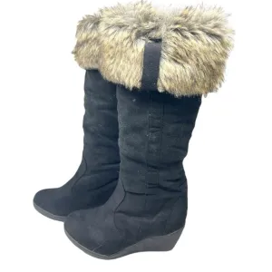 3 Styles High Heels Fur Winter Boots
