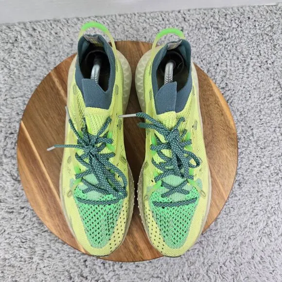 Adidas 4D Fusio Semi Frozen Yellow Athletic Gym Daily Sneakers Mens 9 FY3603