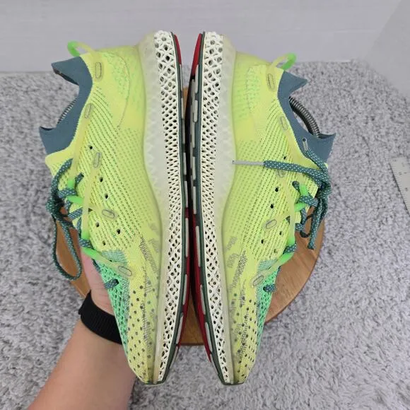Adidas 4D Fusio Semi Frozen Yellow Athletic Gym Daily Sneakers Mens 9 FY3603
