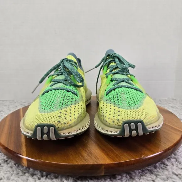 Adidas 4D Fusio Semi Frozen Yellow Athletic Gym Daily Sneakers Mens 9 FY3603
