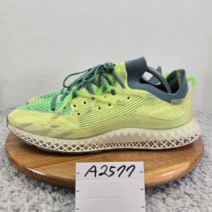 Adidas 4D Fusio Semi Frozen Yellow Athletic Gym Daily Sneakers Mens 9 FY3603