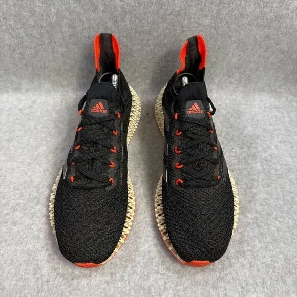 Adidas 4DFWD Men Shoe Size 6.5 Black Solar Red Low Top Athletic Running Sneakers