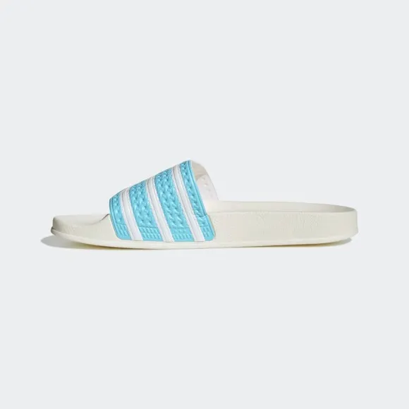Adidas Adilette Originals Slides Mens 8 Womens 9.5 GY2098 Blue White Sandals NWT