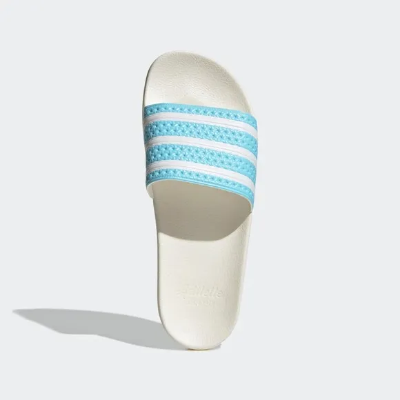 Adidas Adilette Originals Slides Mens 8 Womens 9.5 GY2098 Blue White Sandals NWT