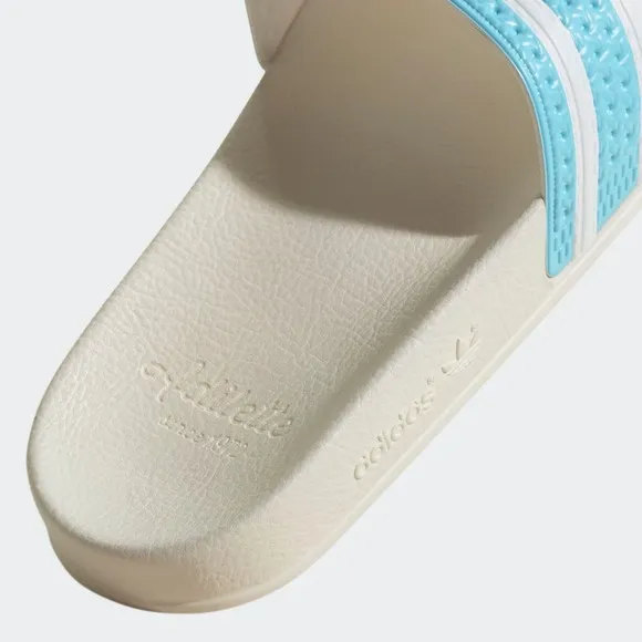 Adidas Adilette Originals Slides Mens 8 Womens 9.5 GY2098 Blue White Sandals NWT