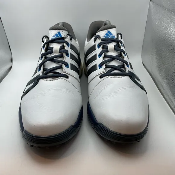 Adidas Adipower Boost 2 men’s white leather golf sneakers size 9