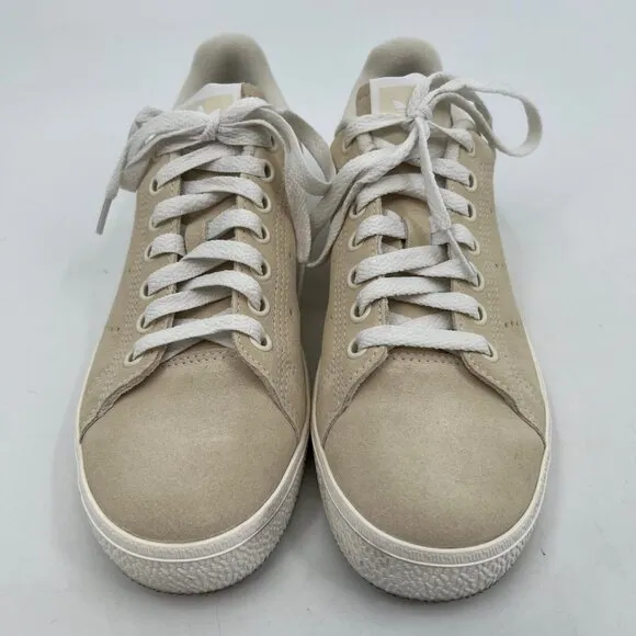 Adidas Beige White Suede Stan Smith CS Sneakers | Size 6.5