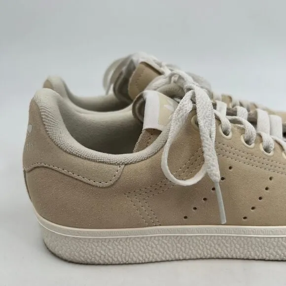 Adidas Beige White Suede Stan Smith CS Sneakers | Size 6.5