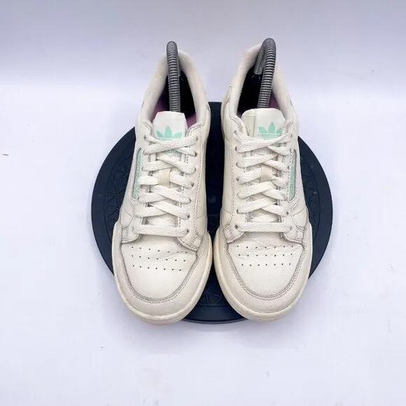 adidas Continental 80 Off White Pink sneakers Mens Size 5, womens 6