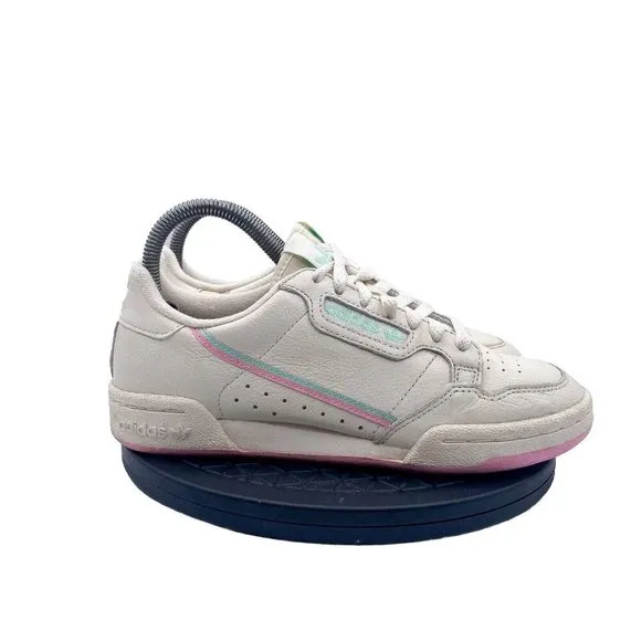 adidas Continental 80 Off White Pink sneakers Mens Size 5, womens 6