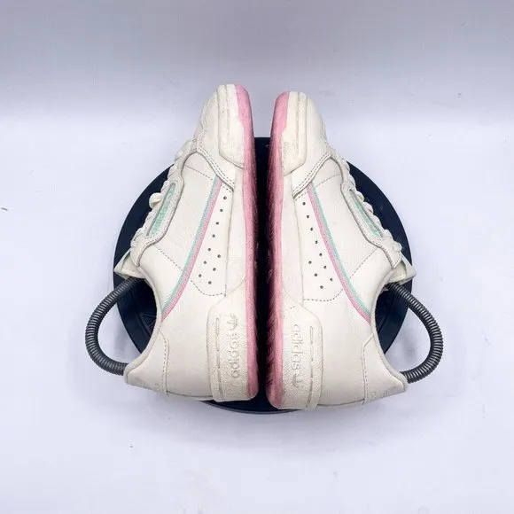 adidas Continental 80 Off White Pink sneakers Mens Size 5, womens 6