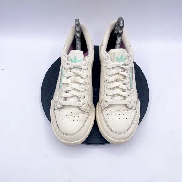 adidas Continental 80 Off White Pink sneakers Mens Size 5, womens 6