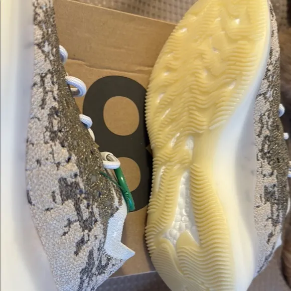 Adidas Cream and Gray Sneakers