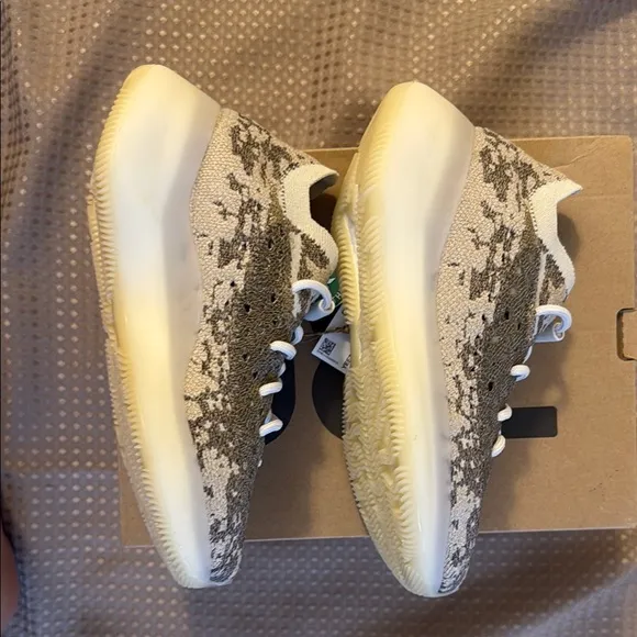 Adidas Cream and Gray Sneakers