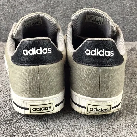 Adidas Daily 3.0 Gray and Black Sneakers with Signature Stripes