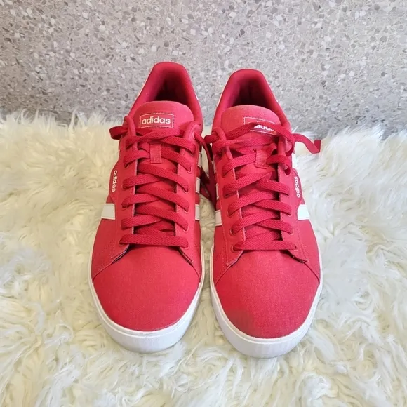 Adidas Daily 3.0 Men's Red And White Sneakers GY8116, Size 10
