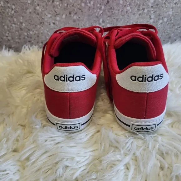 Adidas Daily 3.0 Men's Red And White Sneakers GY8116, Size 10