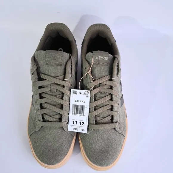Adidas Daily 4.0 Mens Canvas Ortholite Low Top Casual Fashion Sneakers Shoes 11
