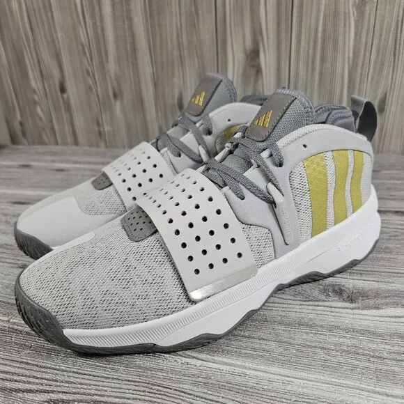 Adidas Dame 8 Extply Mid Light Solid Grey - IG8086 - Men's Size 10.5