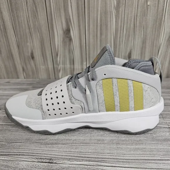 Adidas Dame 8 Extply Mid Light Solid Grey - IG8086 - Men's Size 10.5