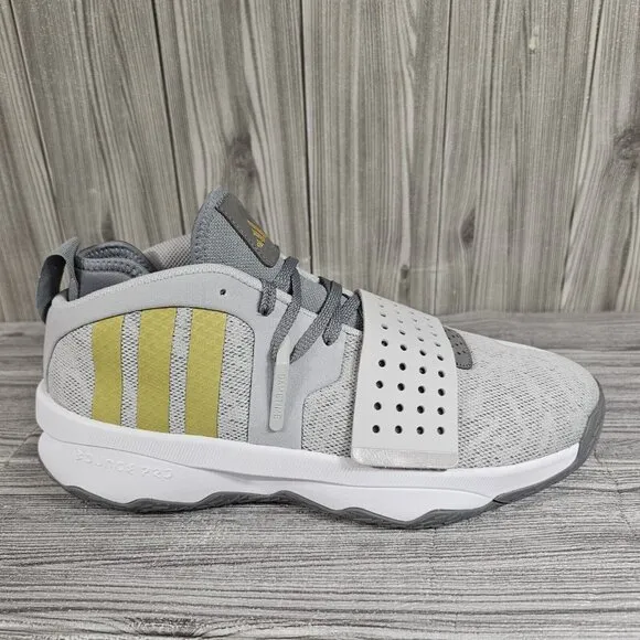 Adidas Dame 8 Extply Mid Light Solid Grey - IG8086 - Men's Size 10.5