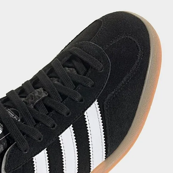 adidas Gazelle Indoor‎ Black White Gum Sneakers H06259 Men's Sizes 12.5