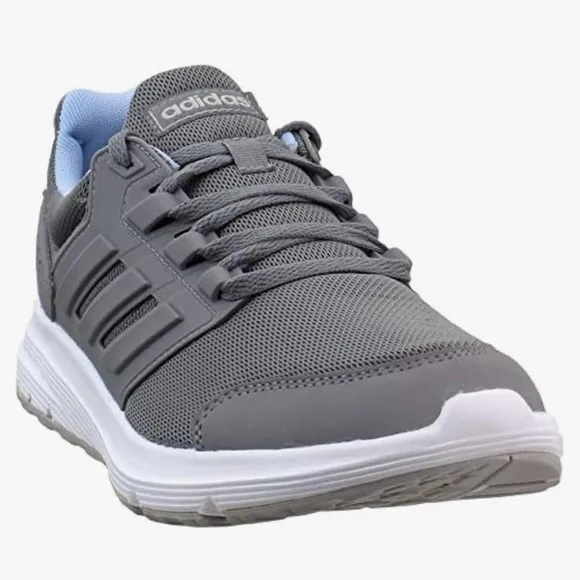 Adidas Gray and White Men's Sneakers