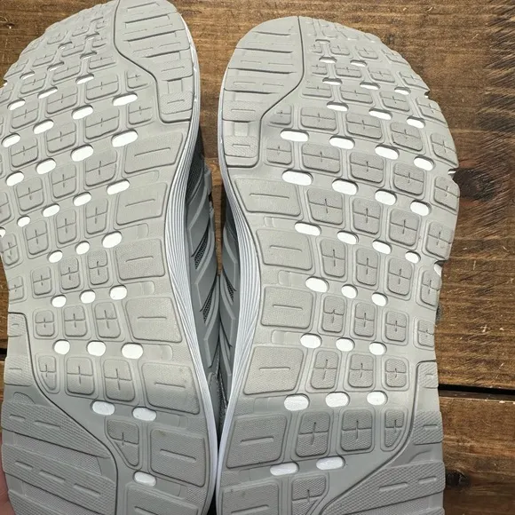 Adidas Gray and White Men's Sneakers