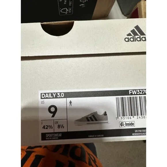 Adidas men's Daily 3.0 Sneakers new size 9