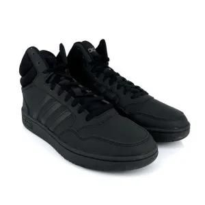 Adidas Men's Hoops 3.0 Mid Sneakers Black Size 9