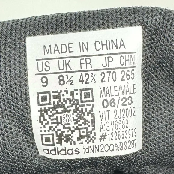 Adidas Men's Hoops 3.0 Mid Sneakers Black Size 9