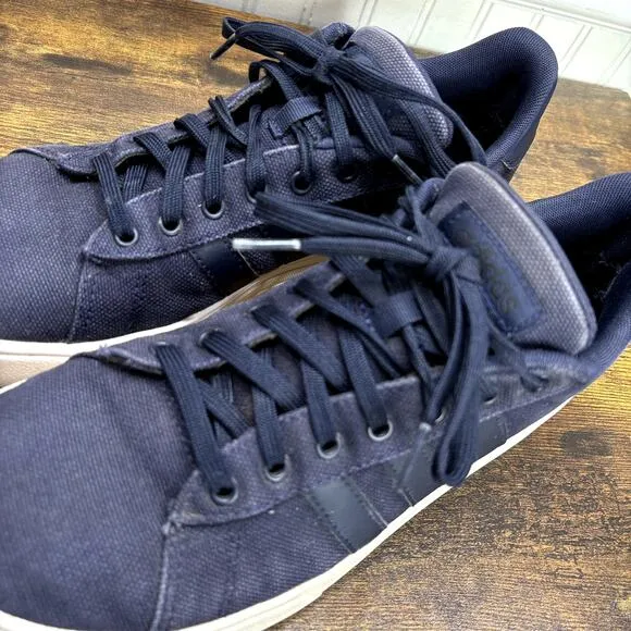Adidas Mens Size 10 Sneakers Daily 2.0 Legend Ink Blue Classic Lace-Up EE7828