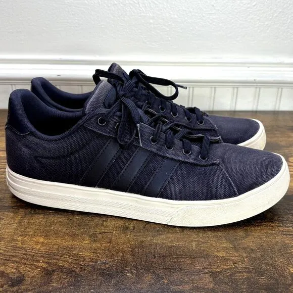 Adidas Mens Size 10 Sneakers Daily 2.0 Legend Ink Blue Classic Lace-Up EE7828