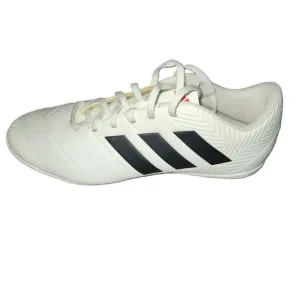 Adidas Mens White Black Stripes Lace Up Nemeziz Sneakers Size US 10