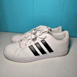 adidas NEO Women's Baseline W Casual Sneaker,White/Black/White,8 M US