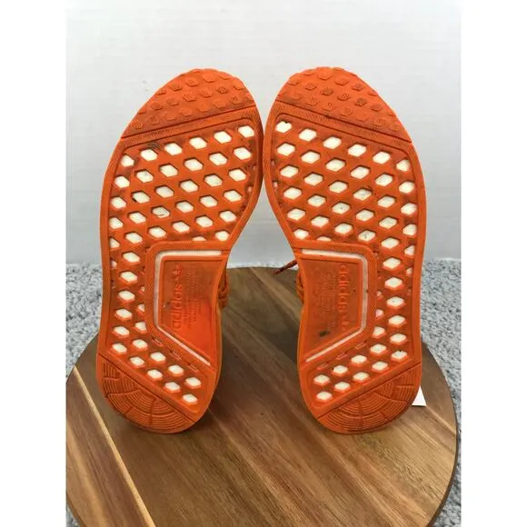 Adidas NMD Hu Pharrell Orange Casual Athletic Daily Sneakers Mens 6 GY0095