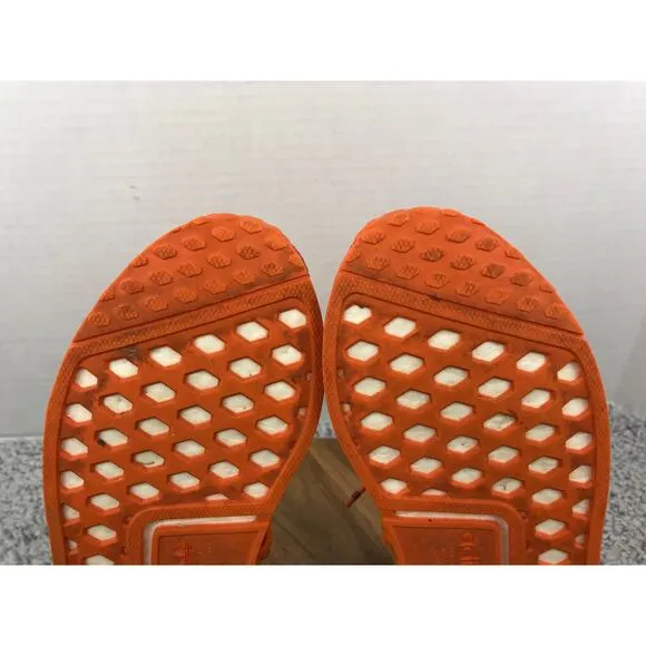 Adidas NMD Hu Pharrell Orange Casual Athletic Daily Sneakers Mens 6 GY0095