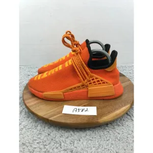 Adidas NMD Hu Pharrell Orange Casual Athletic Daily Sneakers Mens 6 GY0095