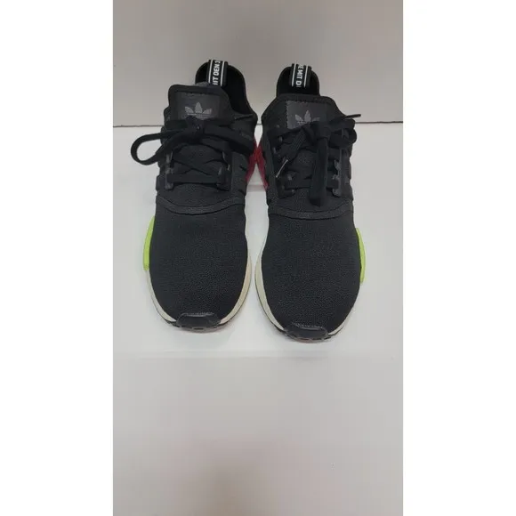 Adidas NMD R1 Core Black/Energy Pink Men's‎ Size 11 Great Condition