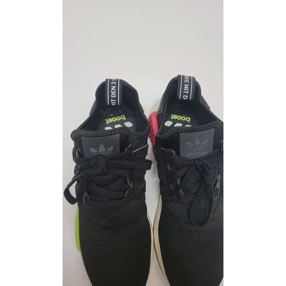 Adidas NMD R1 Core Black/Energy Pink Men's‎ Size 11 Great Condition