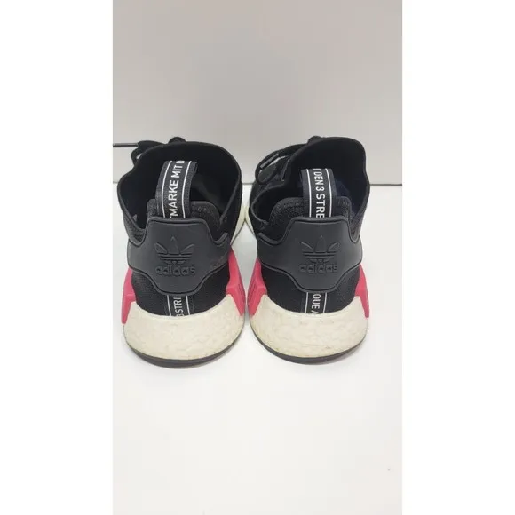 Adidas NMD R1 Core Black/Energy Pink Men's‎ Size 11 Great Condition